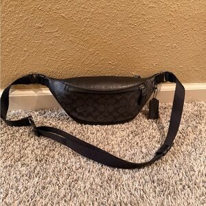 Coach Black Men's Belt Bag